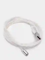 Белый кабель магнитный светящийся, коннекторы Lightning, Type-C, Micro-USB
