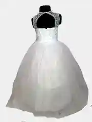 Белый нарядное детское платье