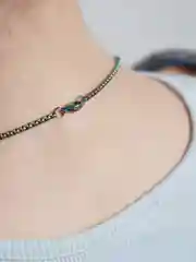 Серебряный цепочка с подвеской треугольник, 4 вида