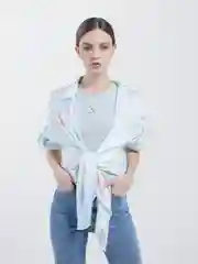 Бежевый меланж цепочка с подвеской треугольник, 4 вида