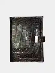 Тёмно-коричневый обложка для паспорта и автодокументов, натуральная кожа