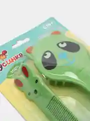 Зеленый детская расчёска и щётка для новорождённых (набор для ухода за новорождённым) 1801