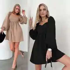 Тёмно-зелёный платье женское "Моника"