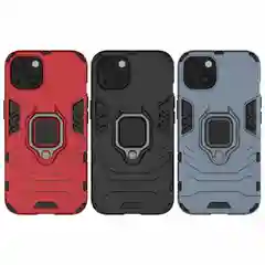 Чехол противоударный с кольцом-держателем на Apple iPhone 13 (Айфон 13)