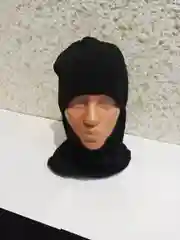 Черный балаклава вязанная