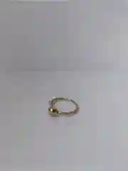 Золотое кольцо бусина