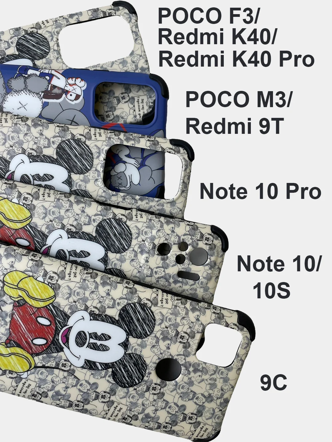 Чехол для Xiaomi Redmi 9C, K40, K40 Pro, Note 10, Note 10 Pro, Note 10S, Poco M3, POCO F3