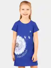Синий домашнее платье для девочки