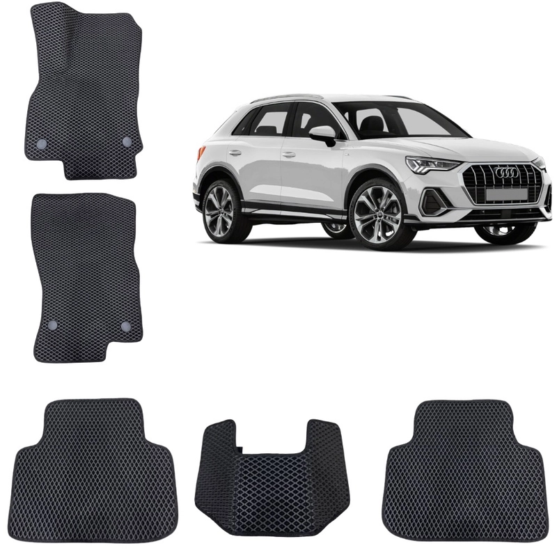 3-D Автомобильные EVA коврики в салон для AUDI Q3 F3 2 поколение / Ауди Ку 3 Ф3