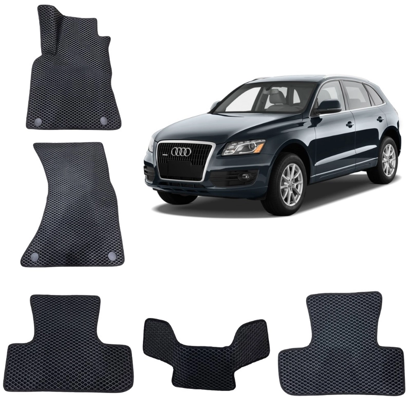 3-D Автомобильные EVA коврики в салон для AUDI Q5 8R 1 поколение/ Ауди Ку 5 8Р 1 поколение