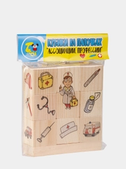 Кубики на палочках Тутси "Ассоциации. Профессии", 1-235-2021