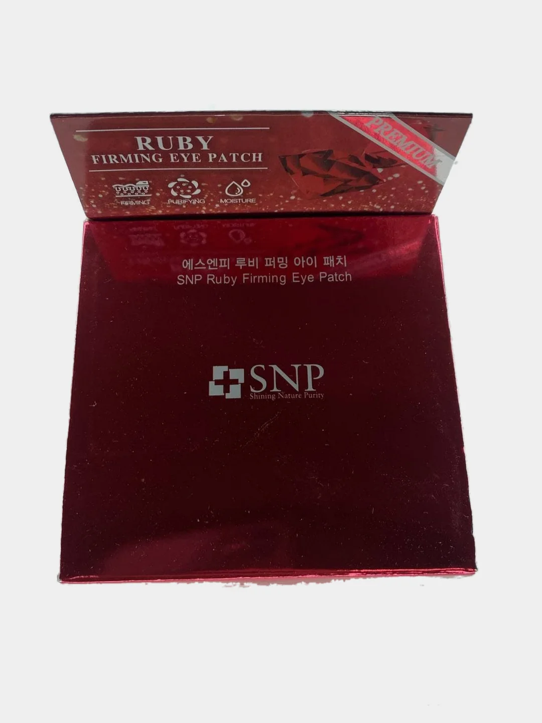 SNP Гидрогелевые Патчи с экстрактом пудры рубина Ruby Firming Eye Patch