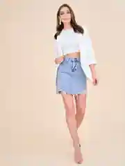 Белый пиджак женский Olya Stoff, свободный, удлиненный, без пуговиц