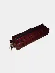 Бордовый ключница из натуральной кожи