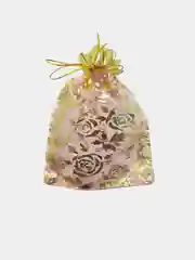 Розовый мешочек из органзы