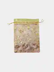 Розовый мешочек из органзы