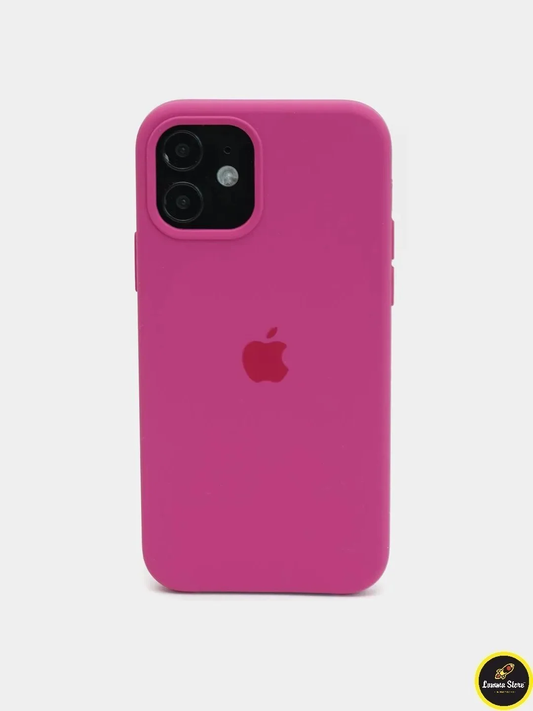 Фуксия чехол Silicone Case для iPhone 12Mini, 12, 12 Pro, 12 Pro Max