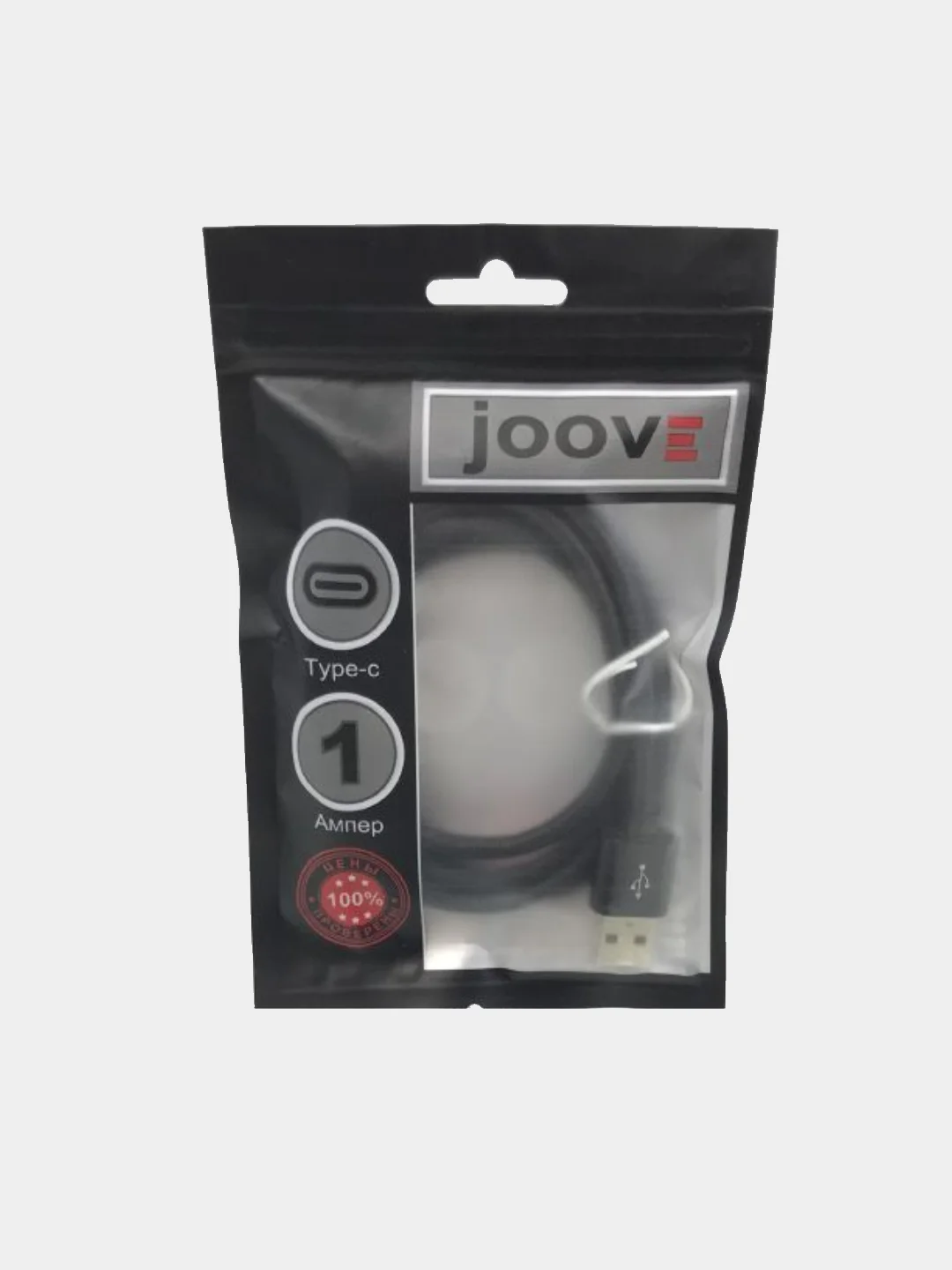 Кабель Micro-USB / Type-C 1м, JOOVE провод для зарядки и передачи данных для телефона/шнур