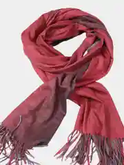 Бордовый палантин женский