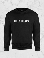 Свитшот Teneleven "ONLY BLACK" черный