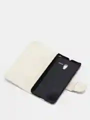 Белый чехол книжка / флип ALCATEL 5015 D