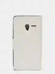 Белый чехол книжка / флип ALCATEL 5015 D