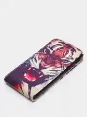 Коричневый чехол книжка / флип ALCATEL 5015 D