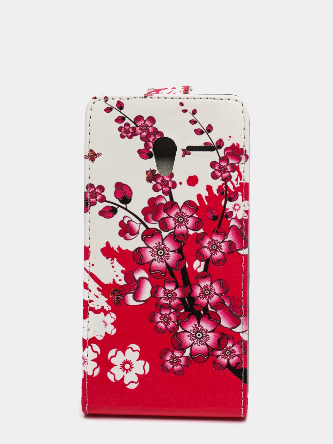 Алый чехол книжка / флип ALCATEL 5015 D