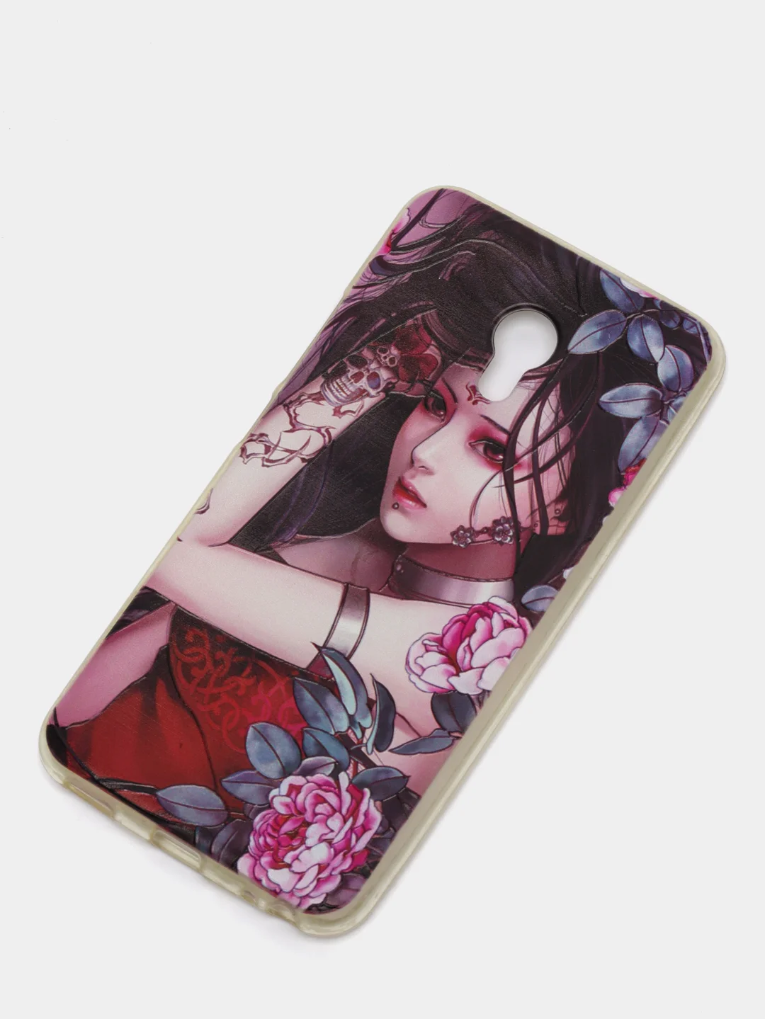 Бордовый чехол MEIZU M5
