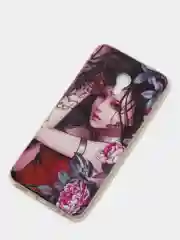 Бордовый чехол MEIZU M5