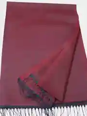 Бордовый палантин женский