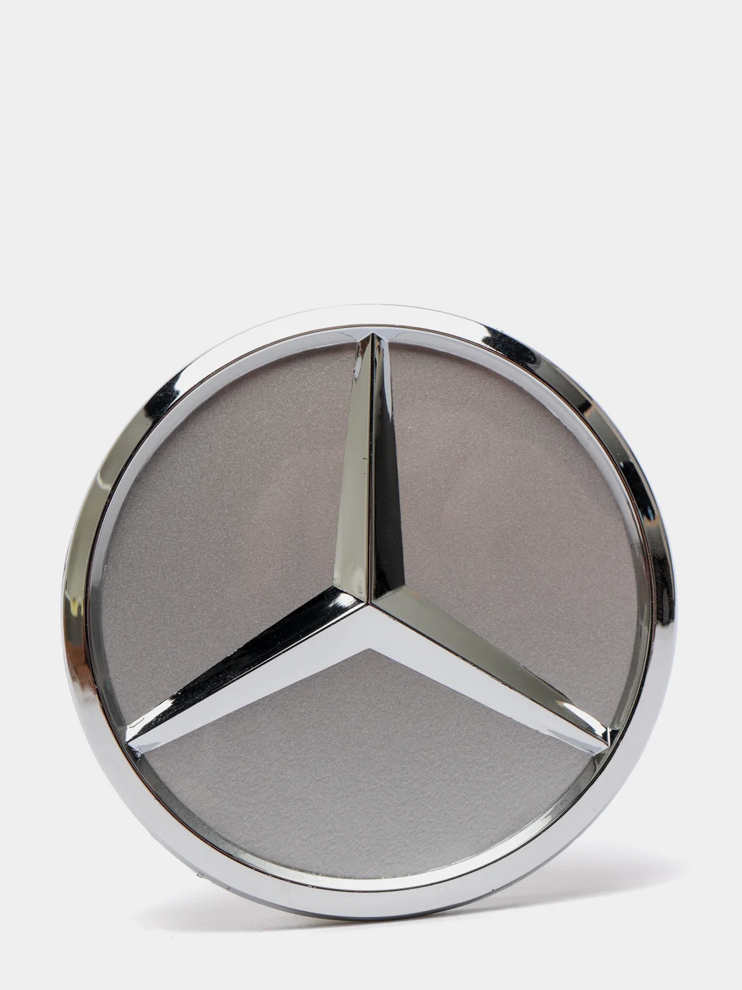 Серебряный колпачки-заглушка на литой диск Mercedes Benz, 60 мм, 4 штуки