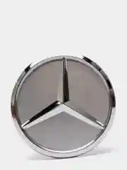 Серебряный колпачки-заглушка на литой диск Mercedes Benz, 60 мм, 4 штуки