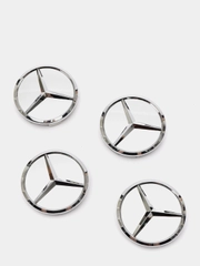 Колпачки-заглушка на литой диск Mercedes Benz, 60 мм, 4 штуки