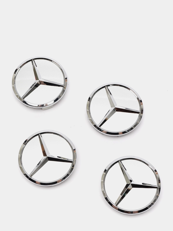 Колпачки-заглушка на литой диск Mercedes Benz, 60 мм, 4 штуки