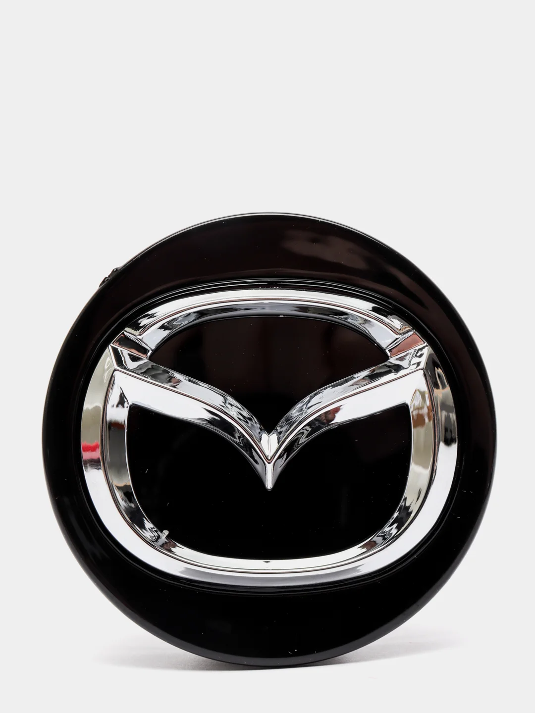 Серебряный колпачки заглушка на литой диск Mazda 4шт / Мазда /