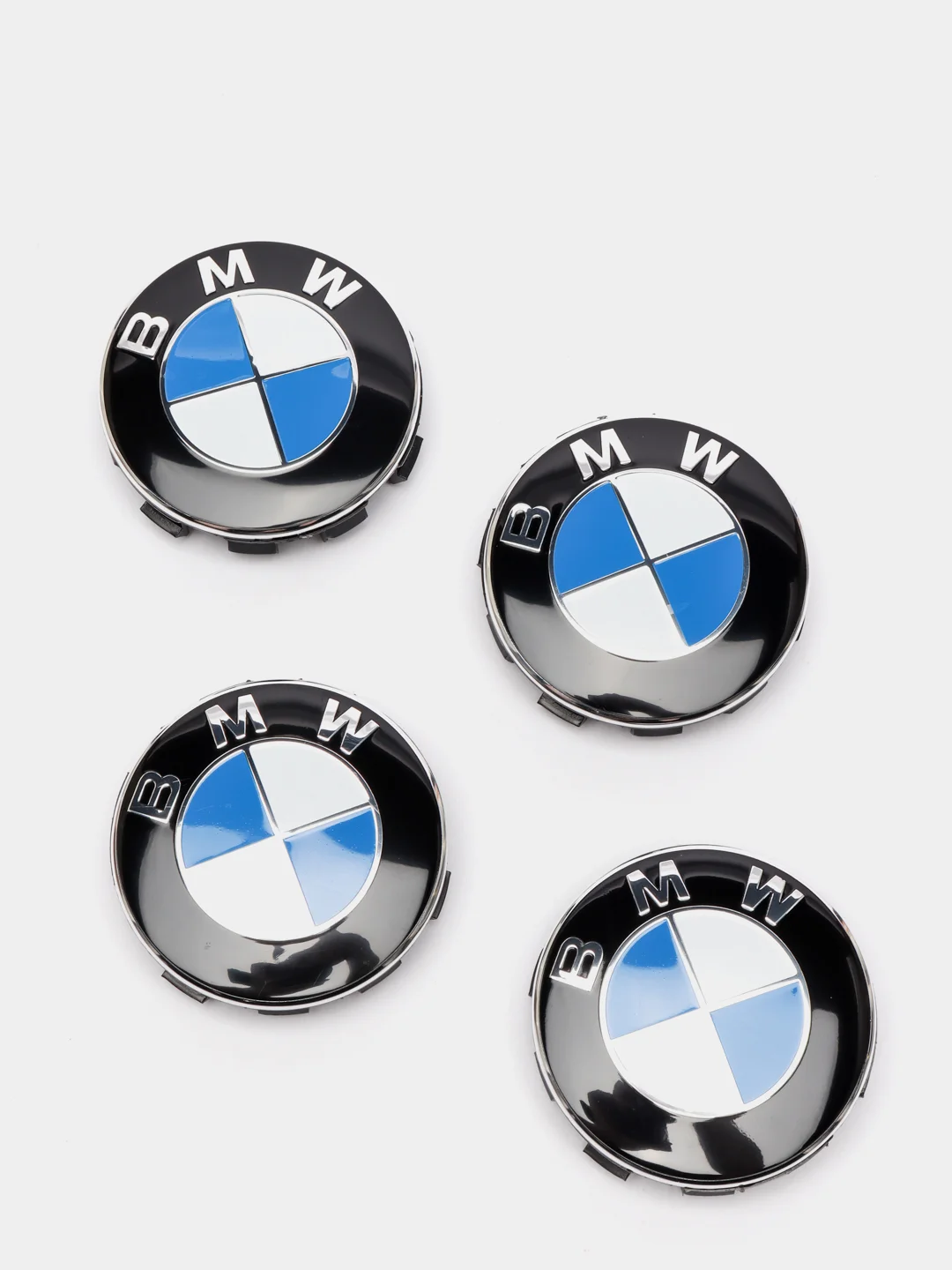 Синий колпачки заглушки на литые диски BMW 4шт