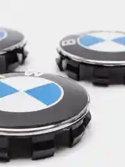 Синий колпачки заглушки на литые диски BMW 4шт