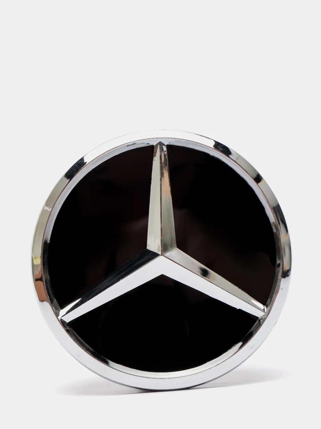 Серебряный колпачки-заглушка на литой диск Mercedes Benz, 60 мм, 4 штуки