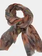 Оранжевый палантин женский
