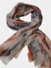 Бежевый палантин женский