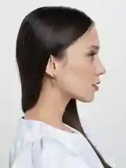 Золотой круглые СЕРЬГИ
