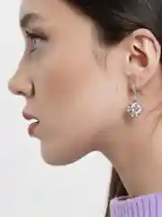 Серебряный серьги-подвески