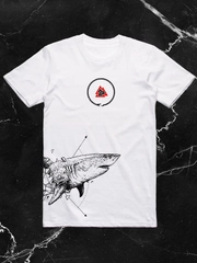 Футболка Teneleven Shark, белая