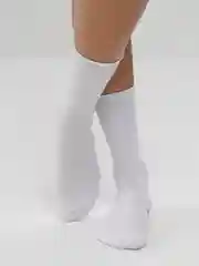 Белый носки однотонные яркие