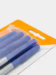 Ручка шариковая, синяя, тонкое письмо, грип, BIC Round Stic Exact, уп. 6+2 шт