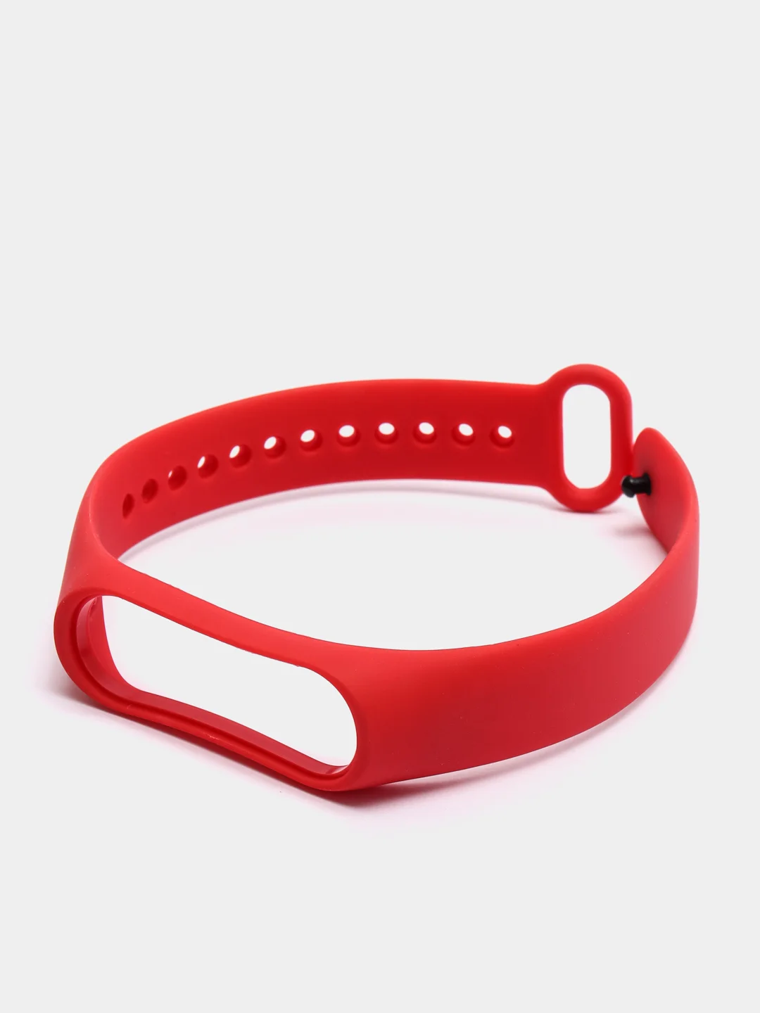 Красный силиконовый ремешок для Xiaomi Mi Band 3, Mi Band 4, Сяоми Ми бэнд 3,4
