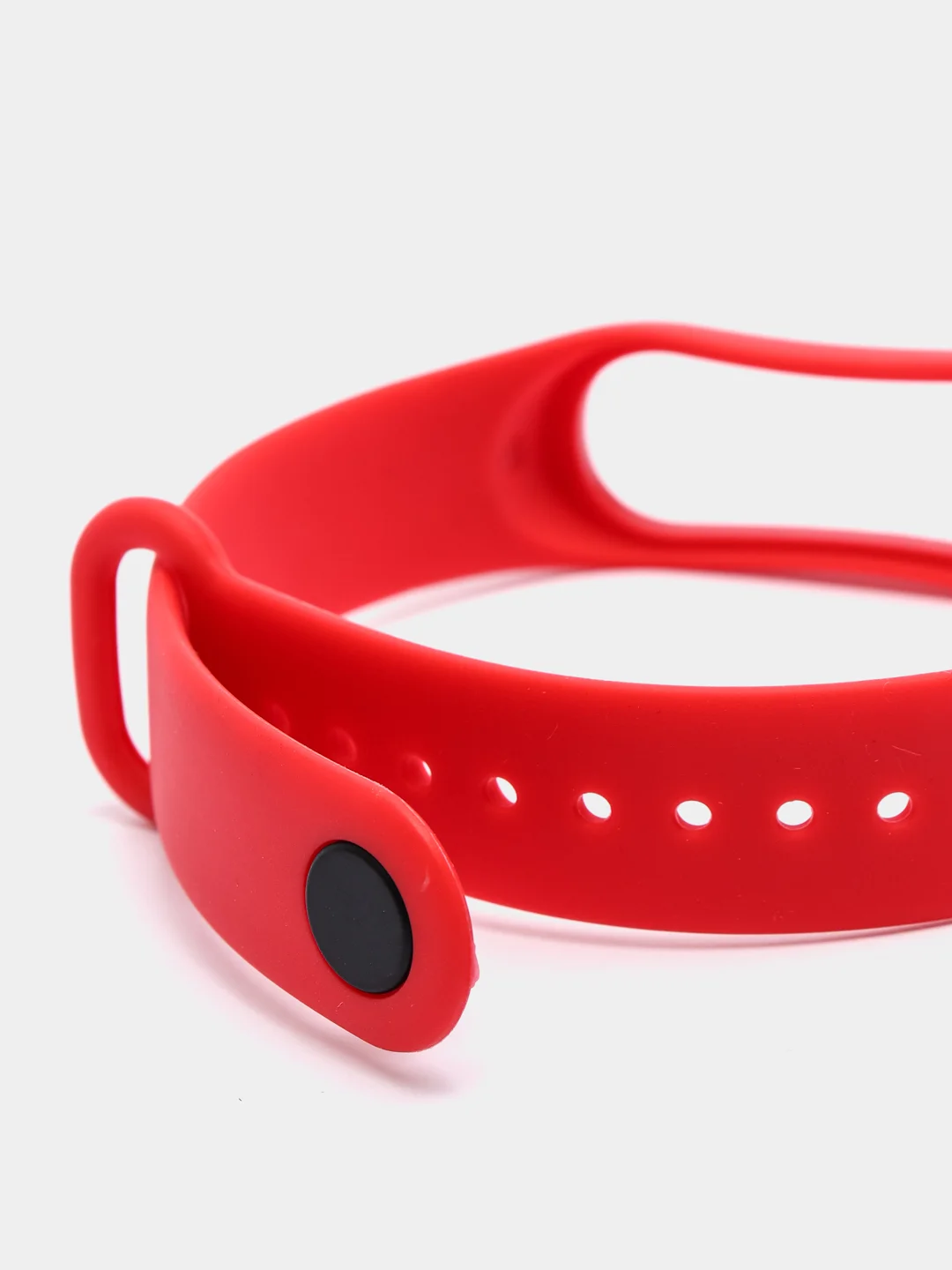 Красный силиконовый ремешок для Xiaomi Mi Band 3, Mi Band 4, Сяоми Ми бэнд 3,4