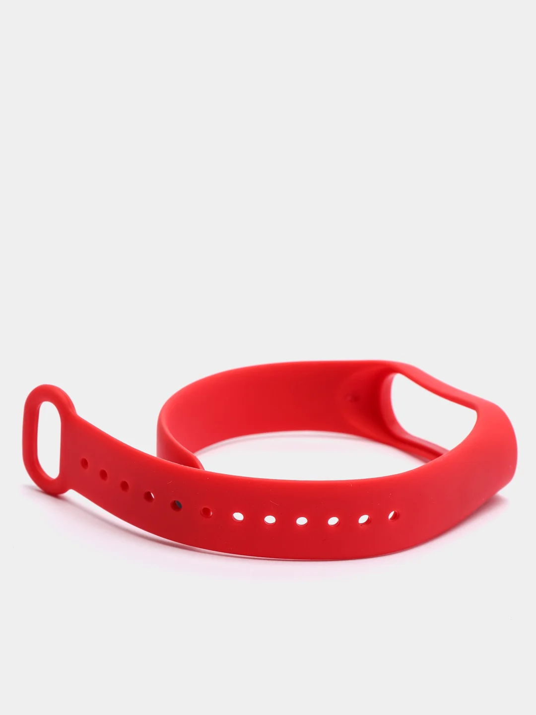 Красный силиконовый ремешок для Xiaomi Mi Band 3, Mi Band 4, Сяоми Ми бэнд 3,4