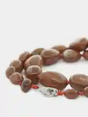 Бусы "Гирлянда-мини" из яшмы красной (ЮАР), длина 46см